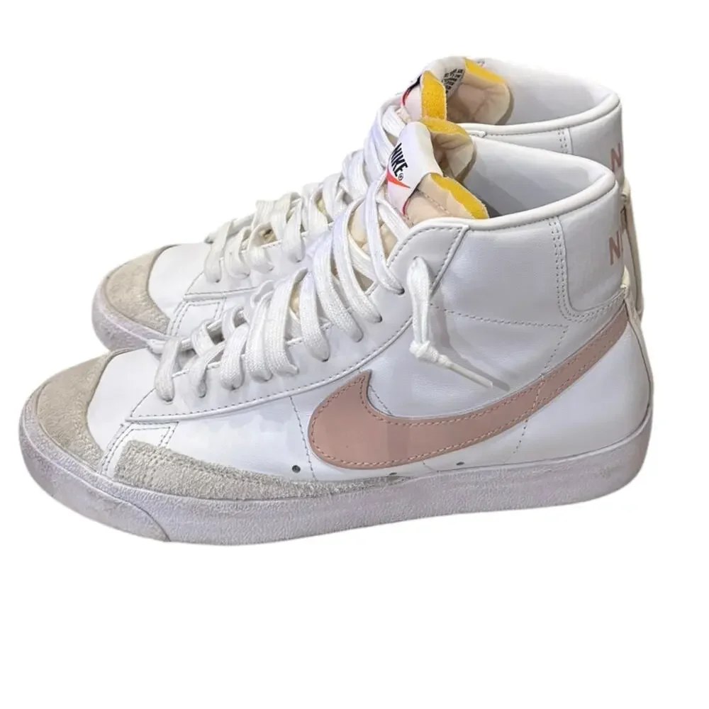 Nike Blazer Mid 77 Vintage Summit White Pink Women's CZ1055-118 Sneakers 8.5